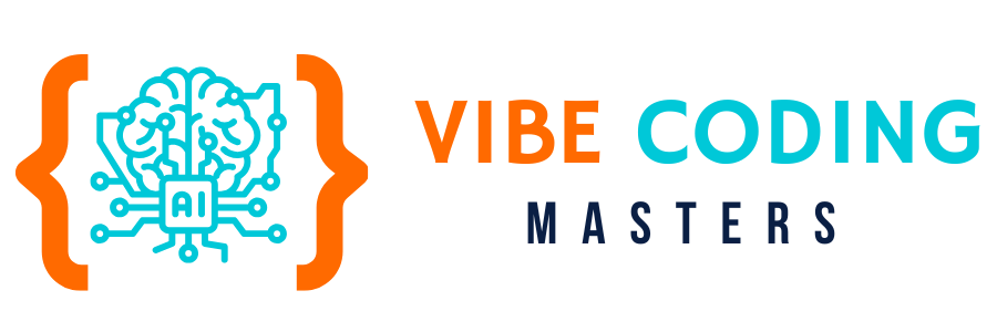 Vibe Coding Masters Logo Vertical Transparent