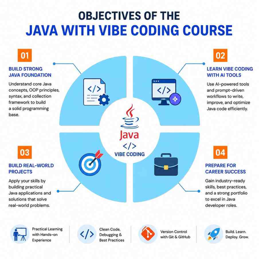 Objectives of the Java with Vibe Coding Course