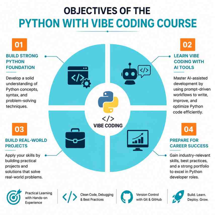Objectives of the Python with Vibe Coding Course