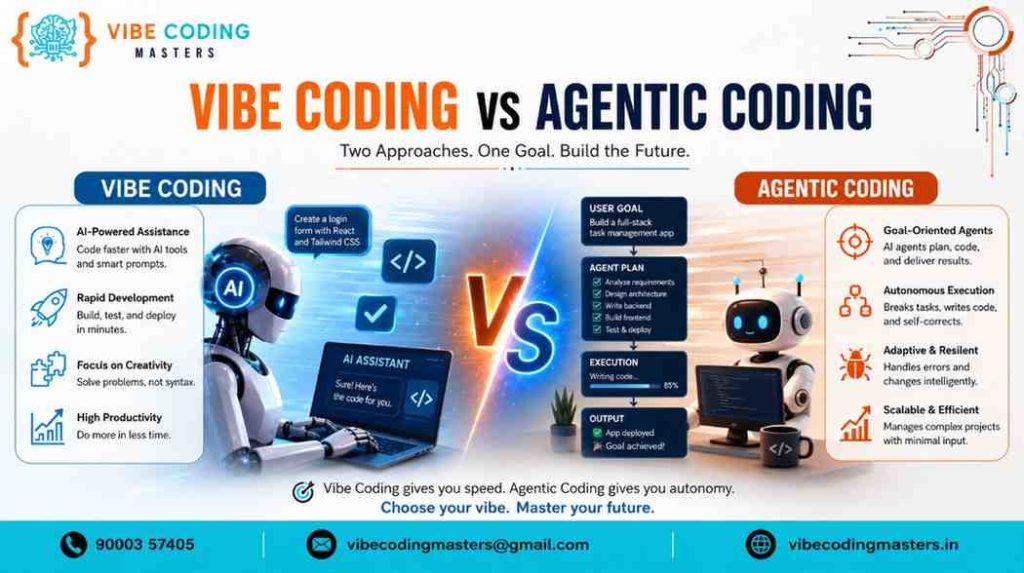 Vibe Coding vs Agentic Coding
