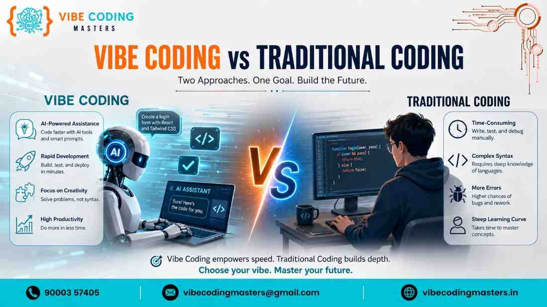 Vibe Coding vs Traditional Coding