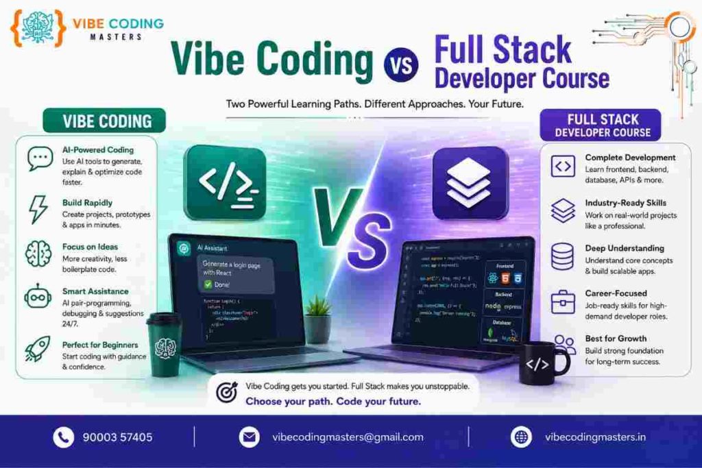 Vibe Coding vs Full Stack Developer Course