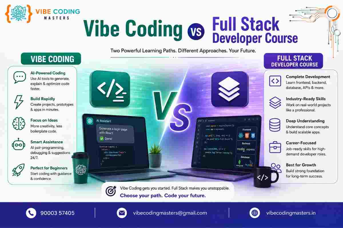 Vibe Coding vs Full Stack Developer Course