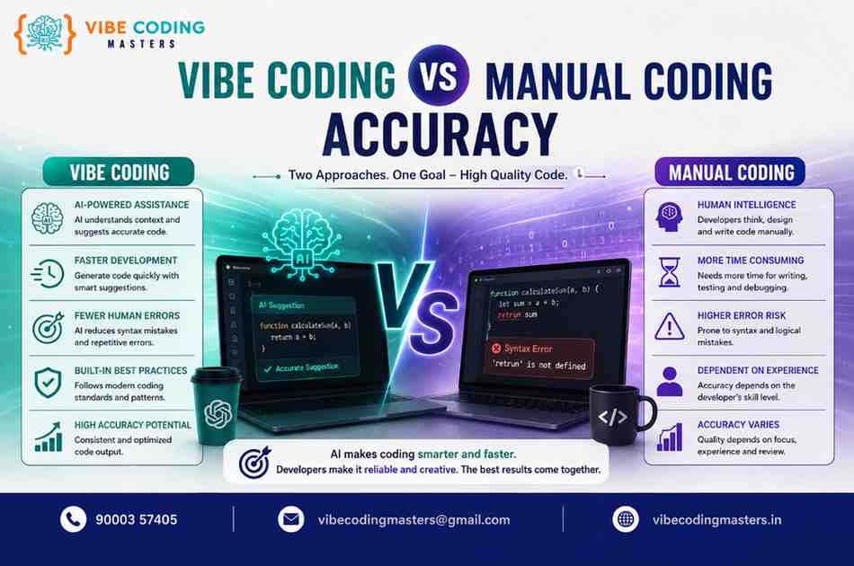 Vibe Coding vs Manual Coding Accuracy