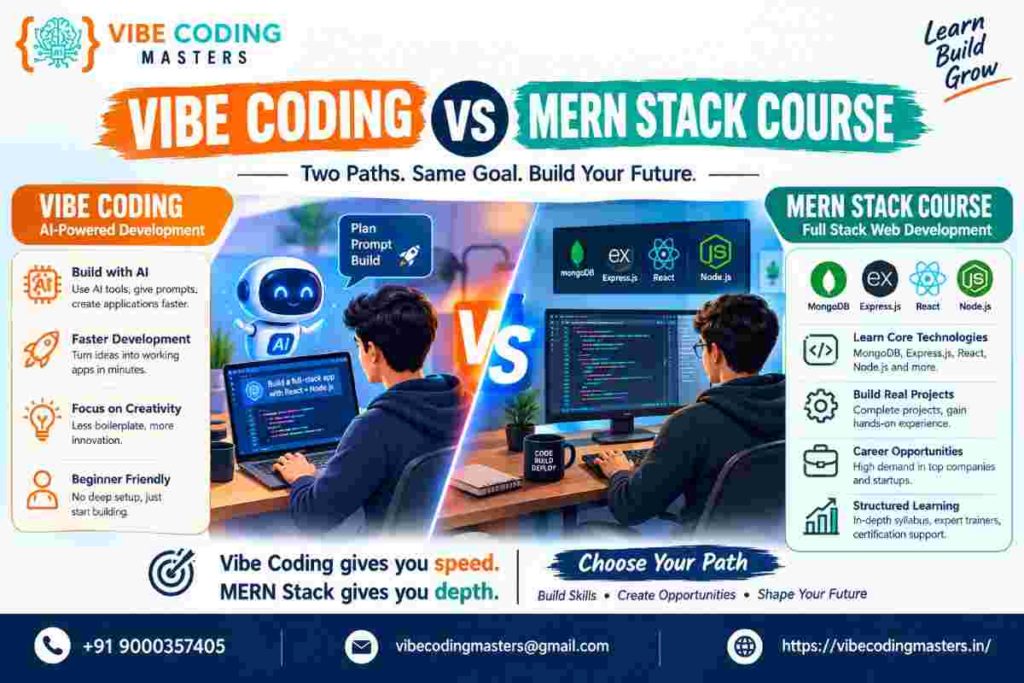 Vibe Coding vs MERN Stack Course